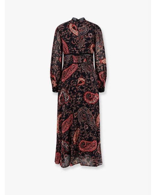 PHILIPPA 1970 Black Elin Viscose Dress With Print