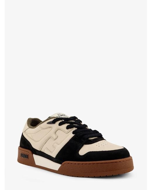 Sneakers Low-Top Match di Fendi in Black da Uomo