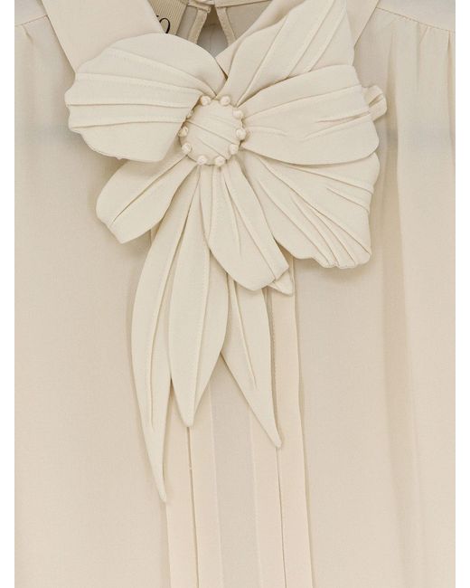 Valentino White Silk Shirt