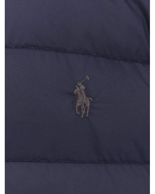 Polo Ralph Lauren Blue Recycled Nylon Down Jacket for men