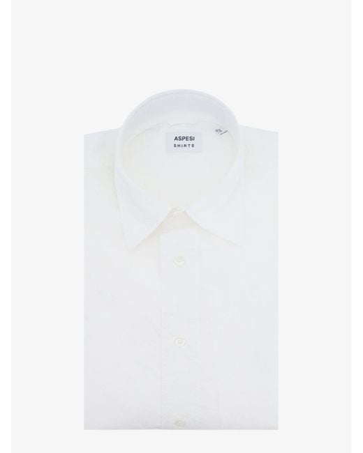 Aspesi White Shirts Cotone for men