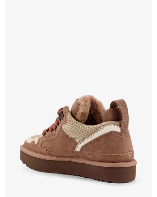 Ugg Brown Suede And Nylon Lowmel Sneakers