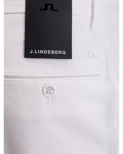 J.Lindeberg White Bermuda Shorts for men