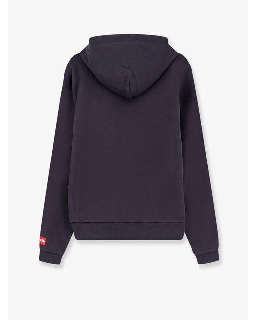 The North Face Blue Cotton Sweatshirt With Hood for men