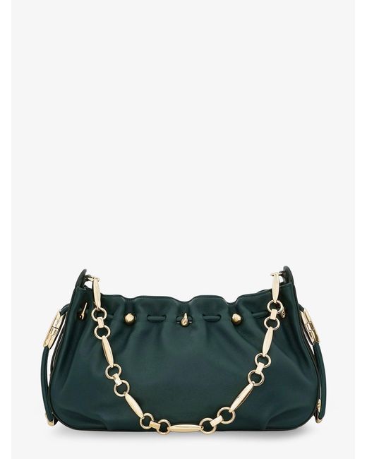 Zimmermann Green Leather Clutch Halcyon