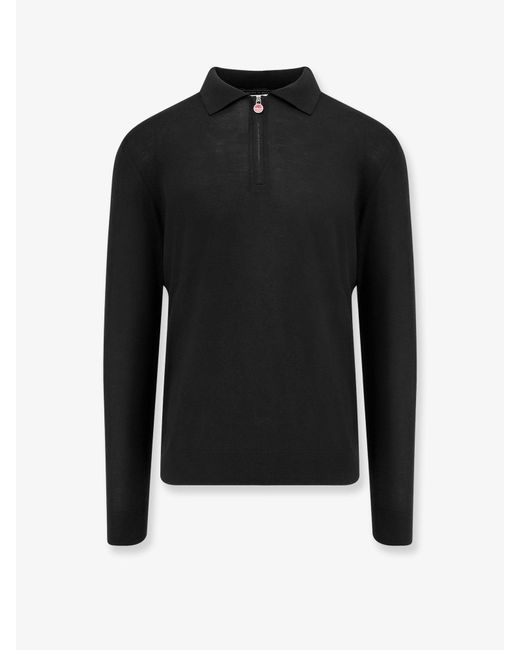 Polo di Kiton in Black da Uomo