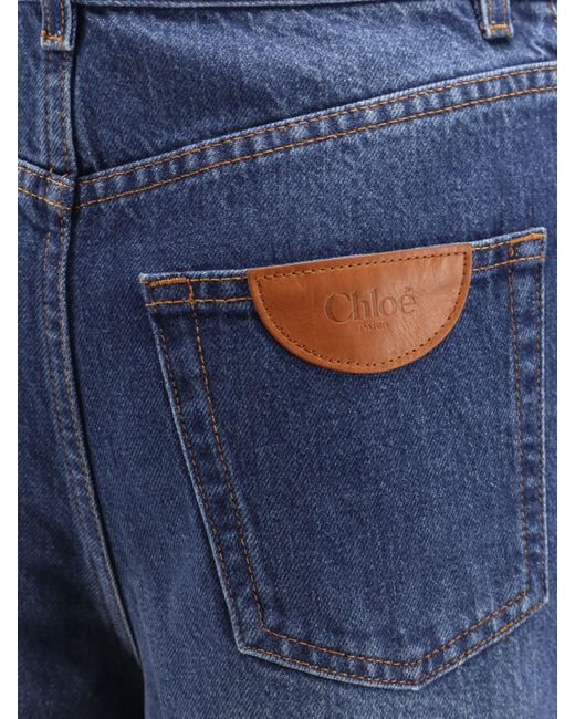 【関税&送料込】Chloe' Organic Cotton Jeans Chloé Organic Cotton Jeans in Blue | Lyst