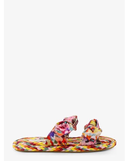 Zimmermann Multicolored Raffia Carousel Sandals