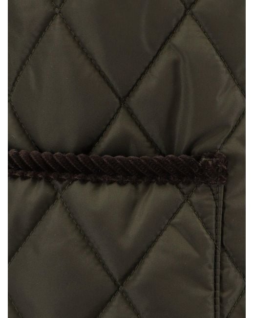 Burberry Green Broadway Quilted Nylon Jacket