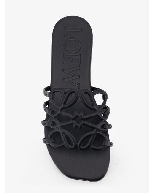 Loewe White Paula's Ibiza-Aangram Petal Leather Sandals