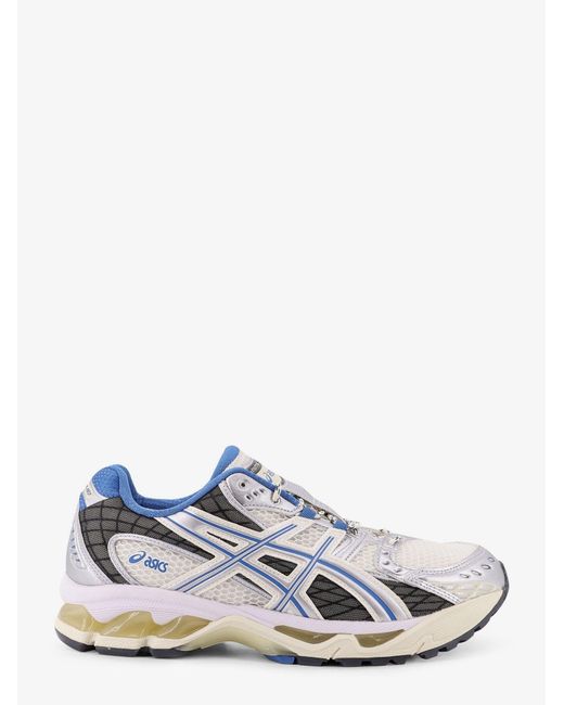Asics White Gel Nimbus .1 Mesh Sneakers With Logo On The Side for men