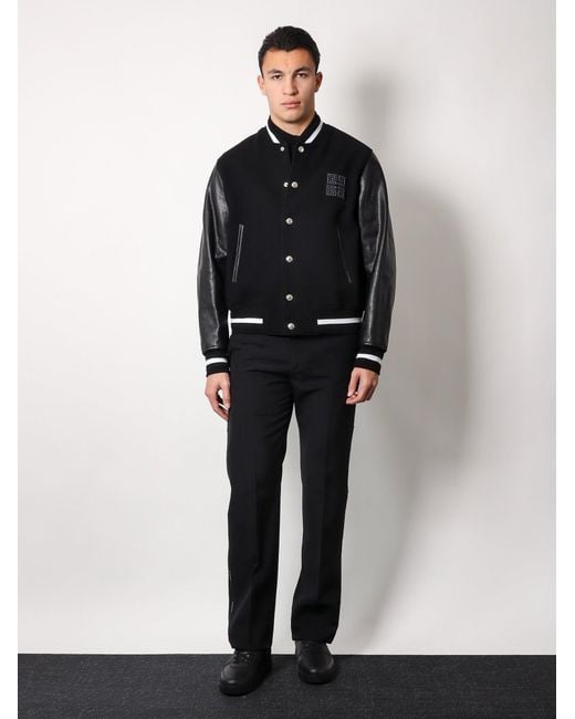 Giubbotto Bomber Con Logo di Givenchy in Black da Uomo