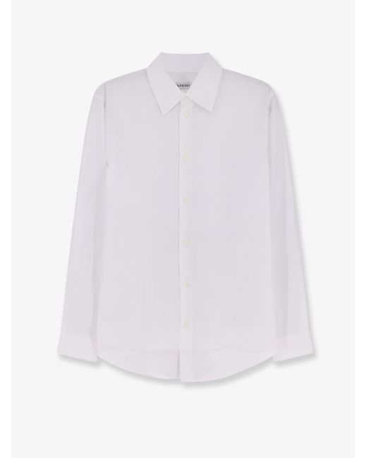 Burberry White Organic Cotton Shirt for men