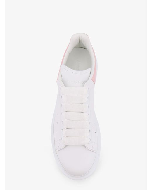 McQueen White Sneakers Pelle