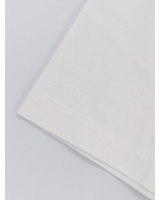 Hevò White Mulino Cotton T-Shirt for men