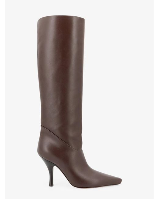 Paris Texas Brown Rose 95 Leather Boots