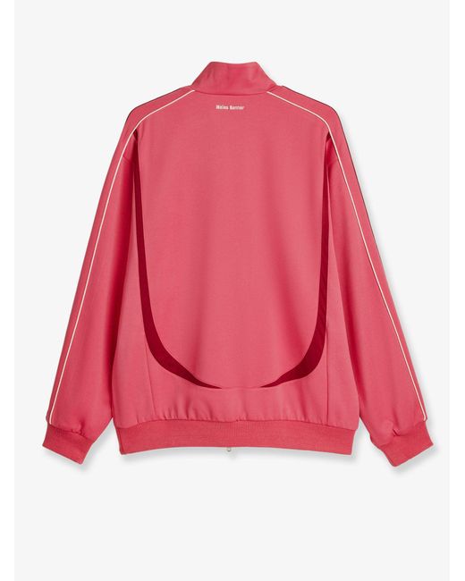 Adidas Red Polyamide, Cotton And Elastane Sweatshirt