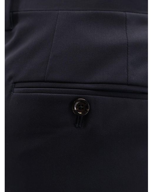 Lardini Blue Palu Pure Virgin Wool Trousers for men