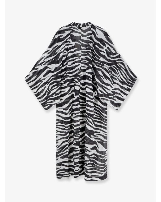 The Attico White Kaftan Cotton Dress