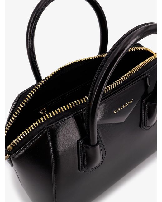 Givenchy Black Antigona Small Leather Shoulder Bag