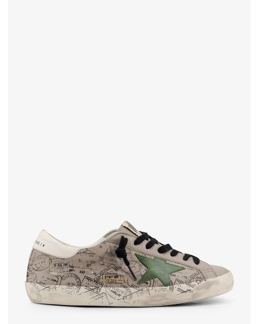 Golden Goose Deluxe Brand Multicolor Deluxe Brand Super Star Classic With List Leather Sneakers for men
