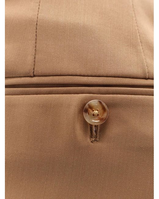 Lardini Natural Palu Pure Virgin Wool Trousers for men