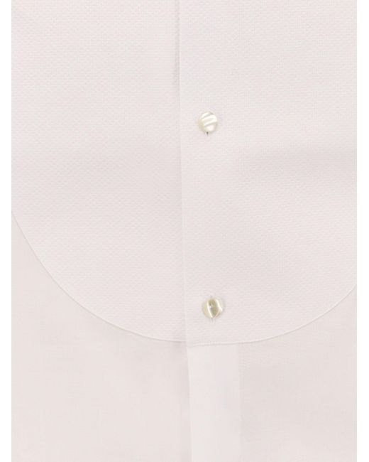 Giorgio Armani White Cotton Shirt for men
