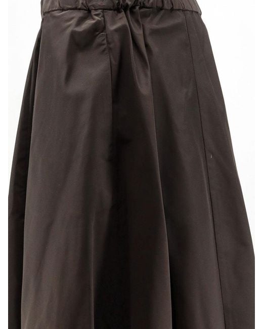 Aspesi Brown Mia Taffeta' Skirt