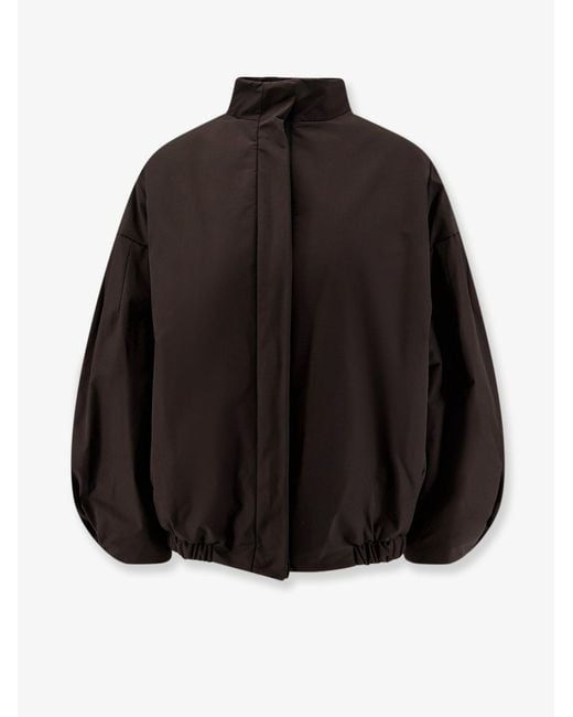 Hevò Black Porto Selvaggio Cotton Blend Jacket