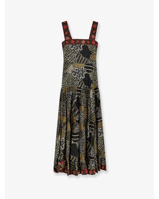 PHILIPPA 1970 White Zita Cotton Long Dress