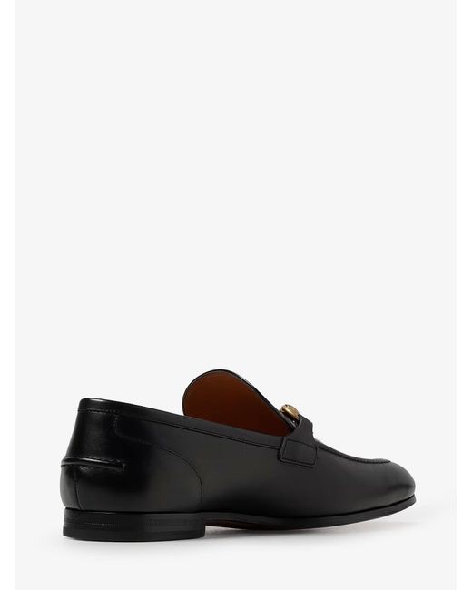 Gucci White Jordaan Leather Loafers for men
