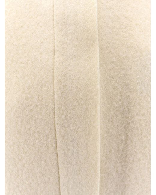 Hevò White Porto Selvaggio Virgin Wool Jacket