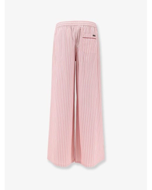 Dolce & Gabbana Pink Dolce & Gabbana Pyjamas Cotton And Silk Trousers