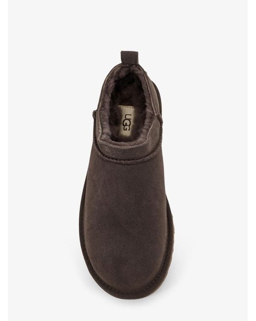 Ugg Brown Flat Shoes Suede