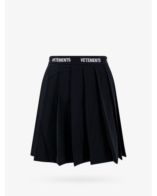 Vetements Black Skirt