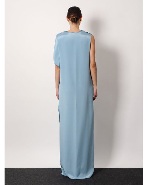 Max Mara Blue Dresses Seta