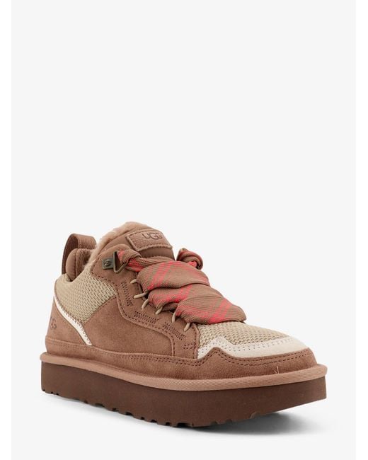 Ugg Brown Suede And Nylon Lowmel Sneakers
