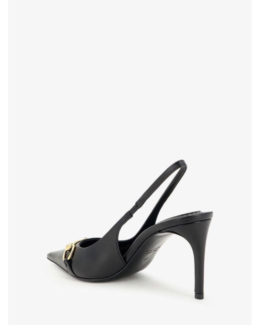 Gucci White Leather Pumps