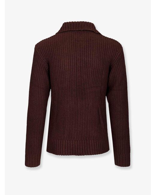 Carhartt Purple Chore Knit Acrylic Blend Cardigan for men