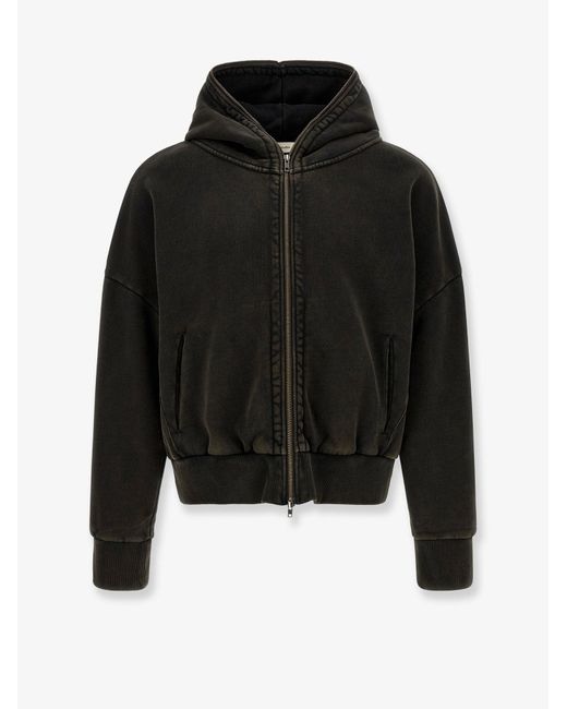Entire studios Black Cotton Eternal Zip Hoodie