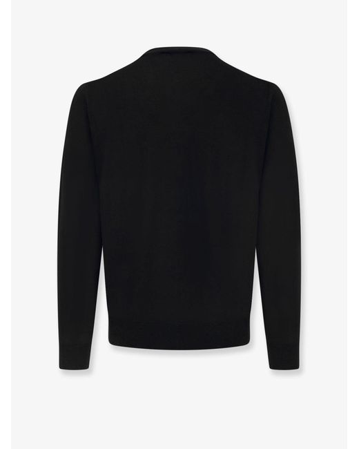 Bramani Cashmere Black Cashmere Cardigan for men