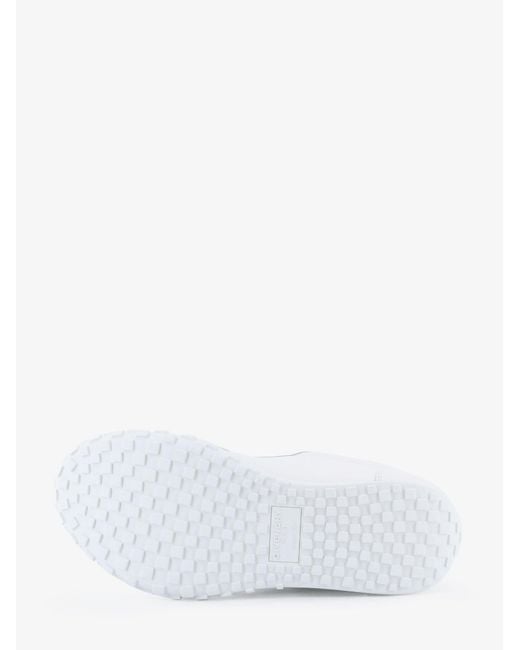Givenchy White Glide Runner Leather Sneakers for men