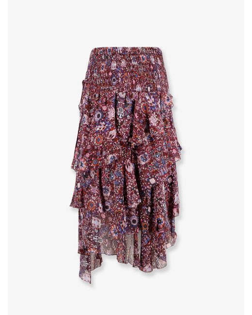 Gonna Brigitte di Isabel Marant in Red