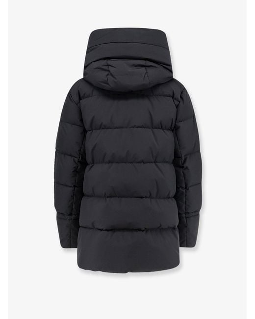 Moorer Black Gadia-Stp Waterproof Fabric Down Jacket
