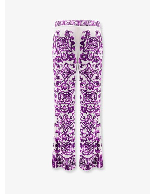 Pantalone di Dolce & Gabbana in Purple