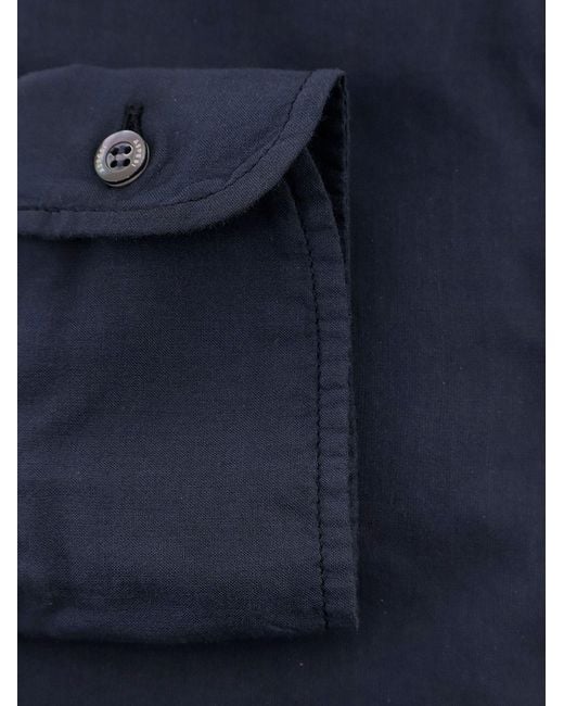 Aspesi Blue Shirts Cotone for men