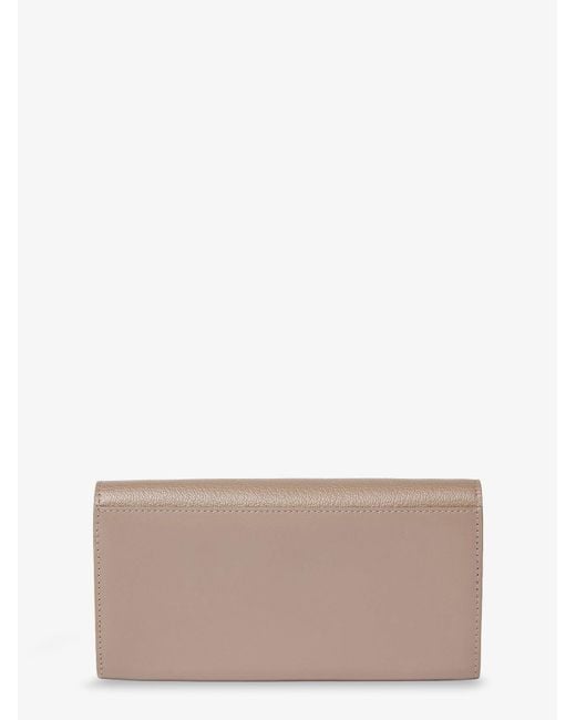 Fendi Natural Continental Leather Crossbody Bag