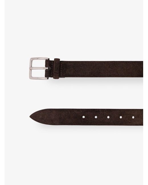 Orciani White Suede Belt for men