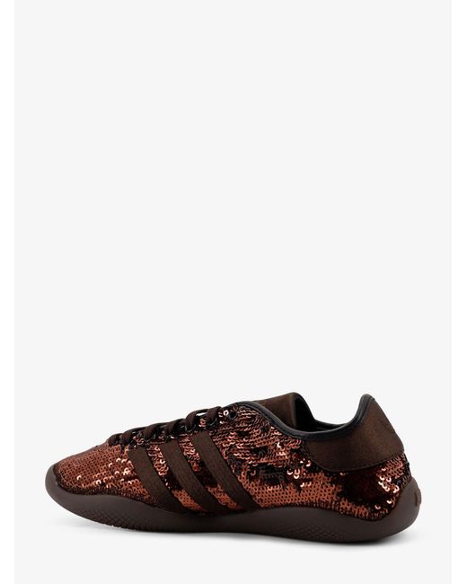 Adidas Brown Nylon Sneakers With All-Over Sequins