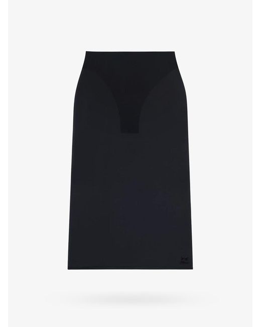 Courreges Black Skirt
